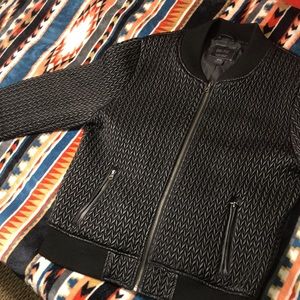 Black Leather “Red Fox Jacket”